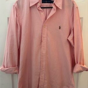 Ralph Lauren Men's Light Pink Casual Shirt